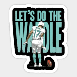 Jaylen Waddle Miami Waddle Dance Sticker